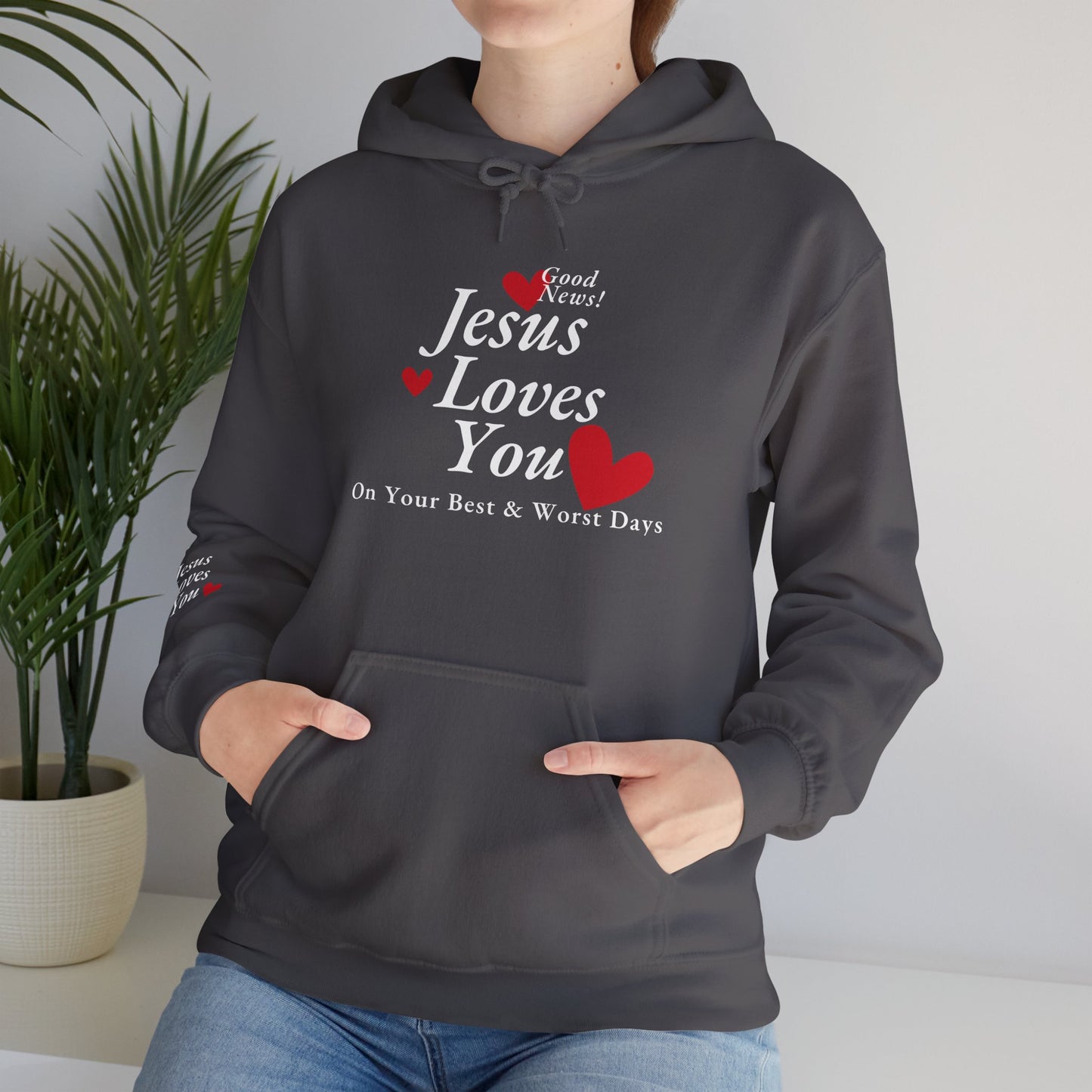 Loves You on Best and Worst Days Hoodie