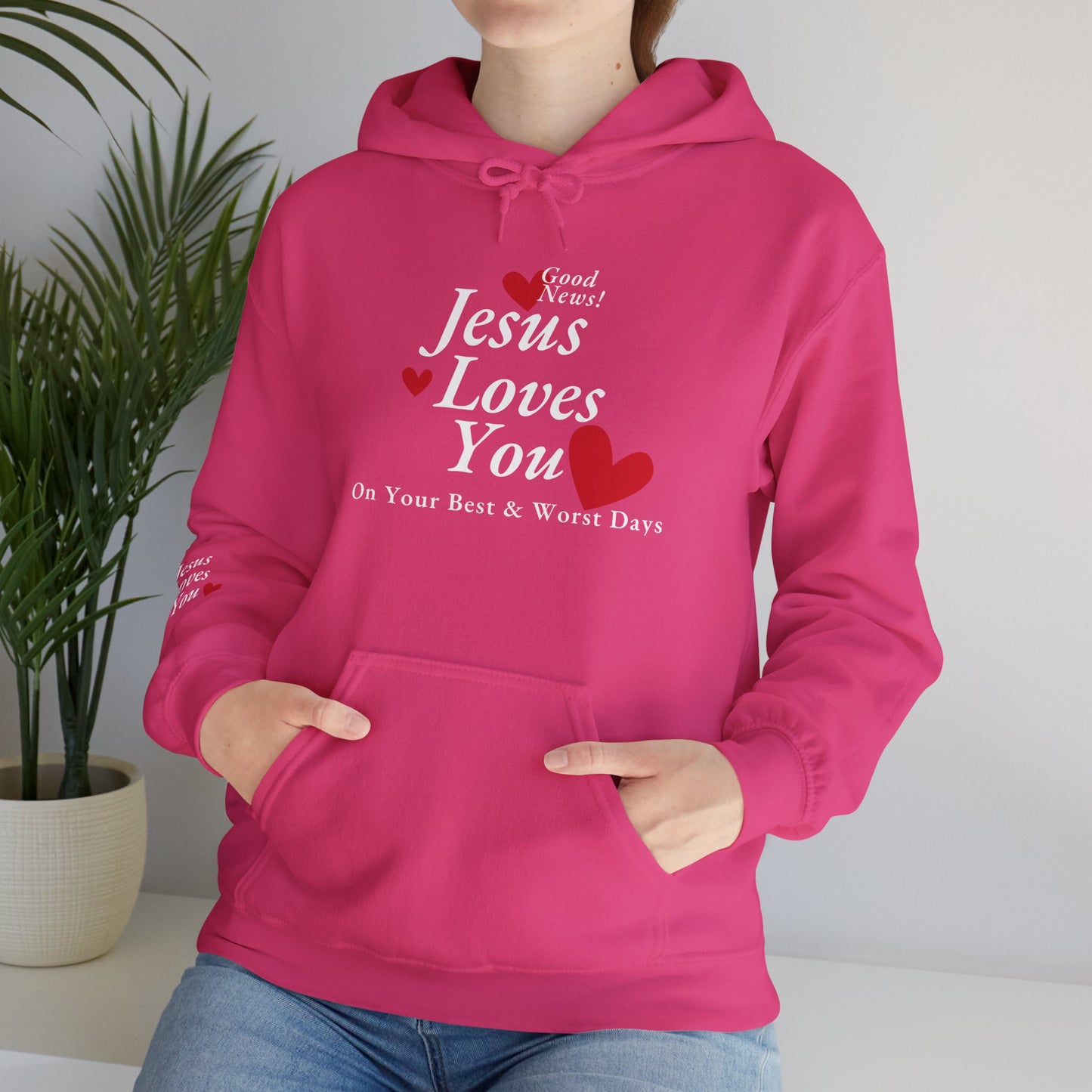 Loves You on Best and Worst Days Hoodie