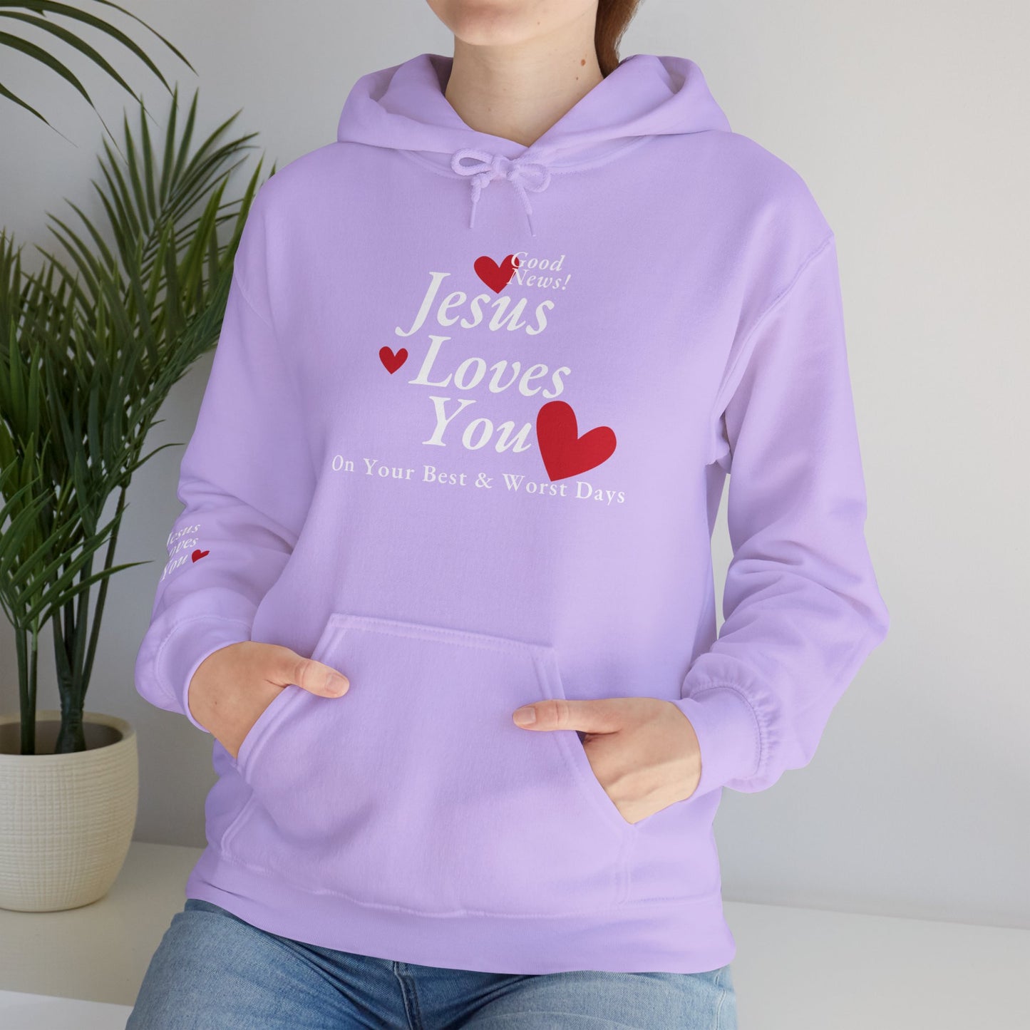 Loves You on Best and Worst Days Hoodie