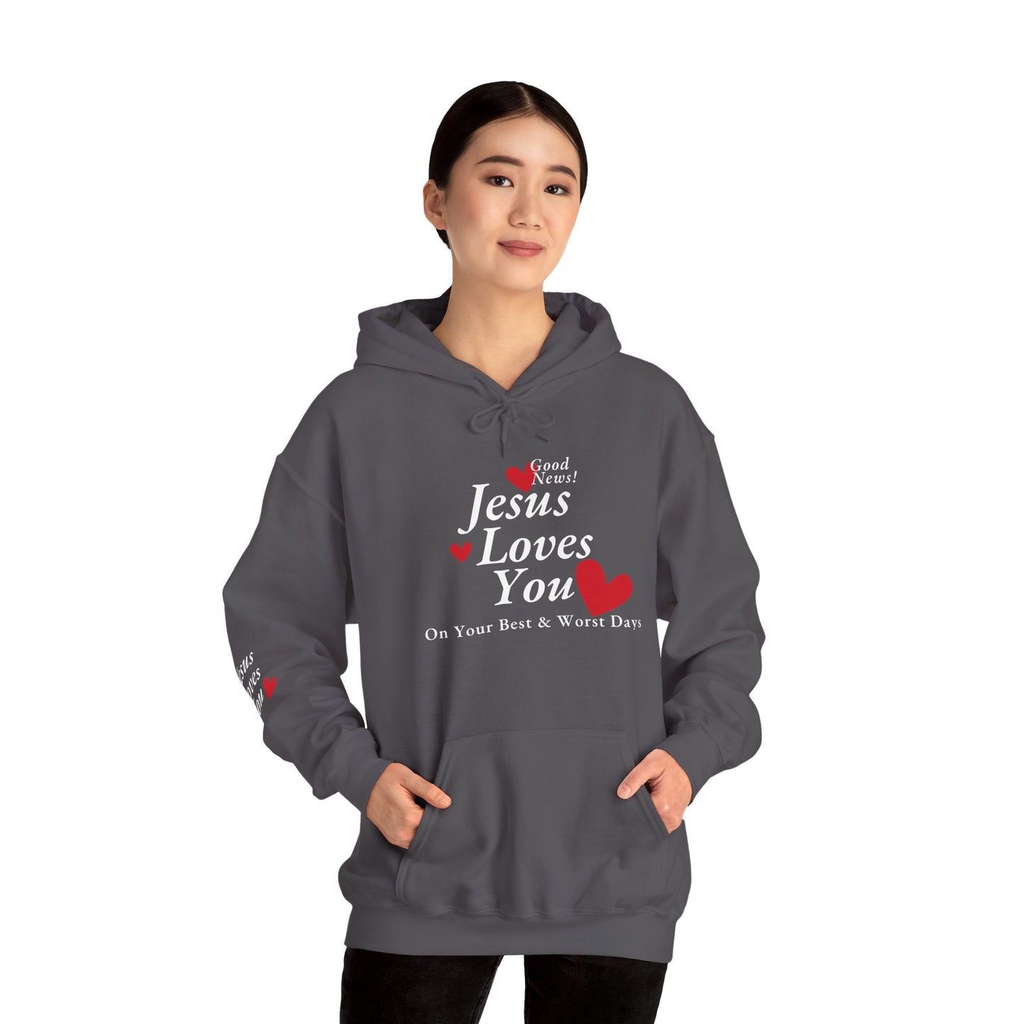 Loves You on Best and Worst Days Hoodie