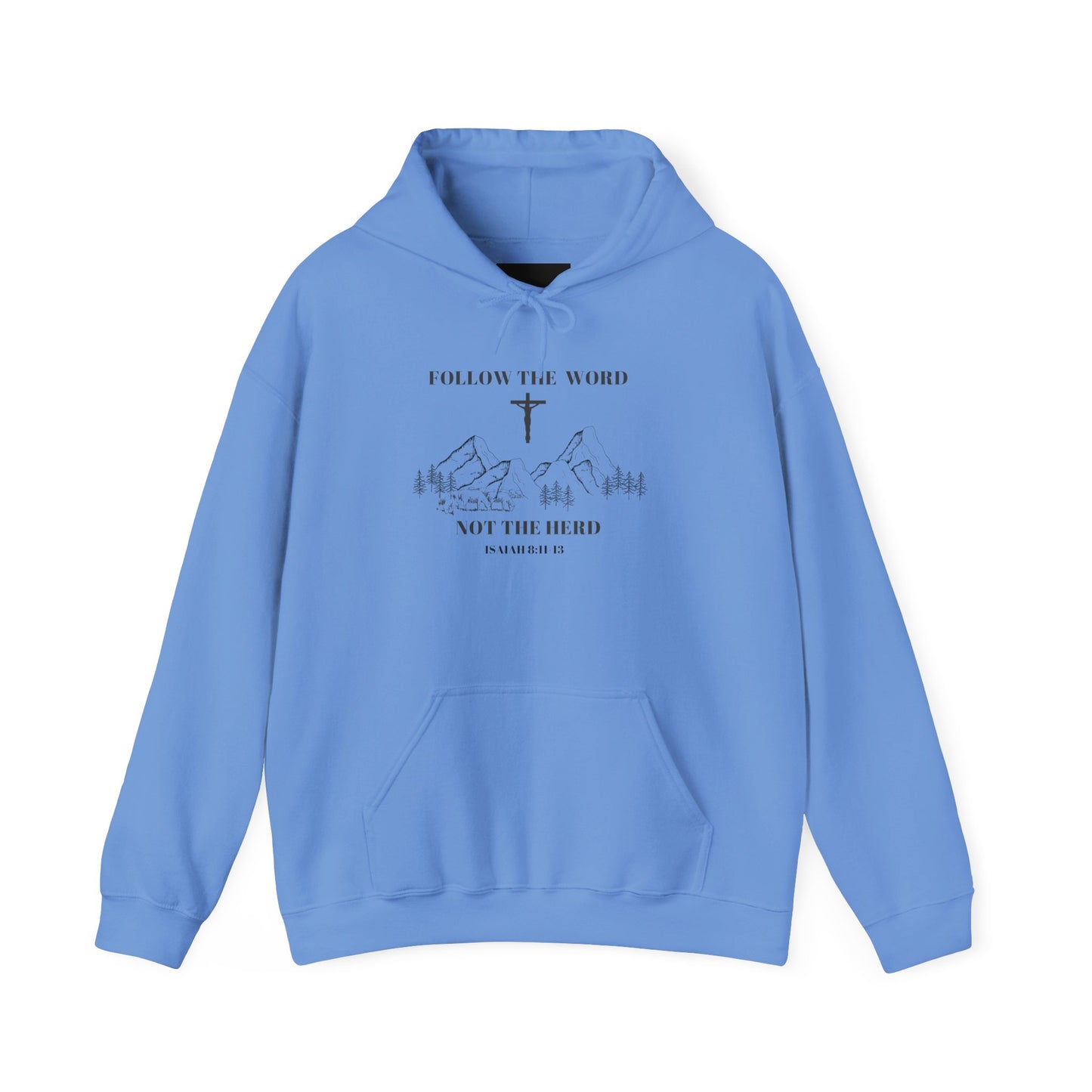 Follow the Word, Not the Herd Hoodie - Faith Over Popular Opinion