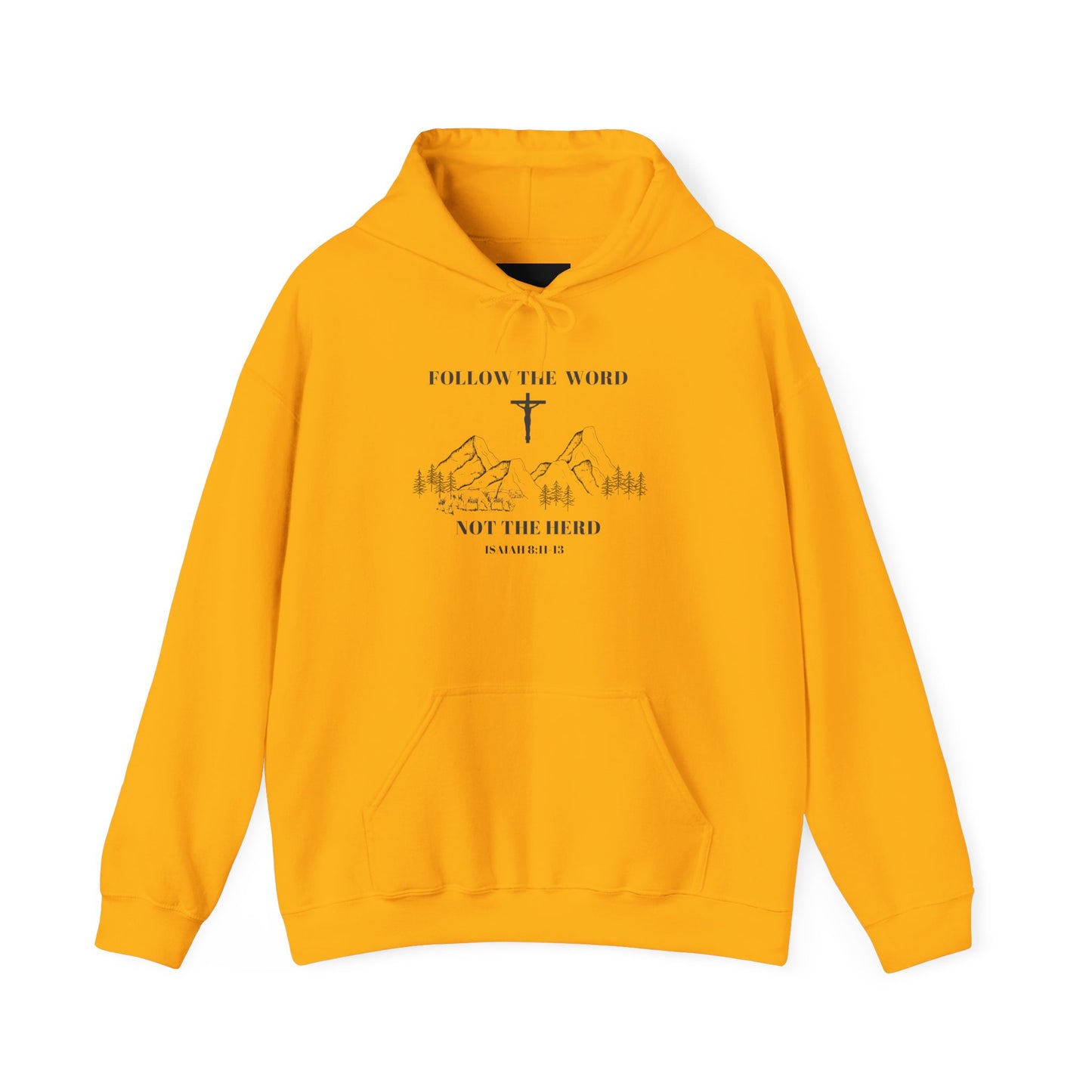 Follow the Word, Not the Herd Hoodie - Faith Over Popular Opinion