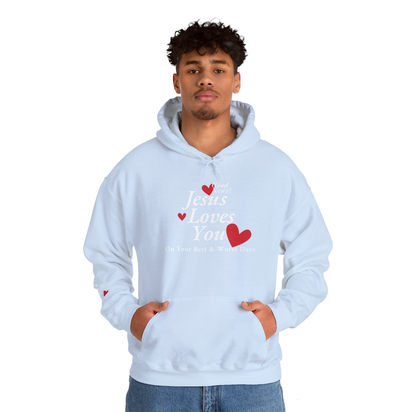 Loves You on Best and Worst Days Hoodie